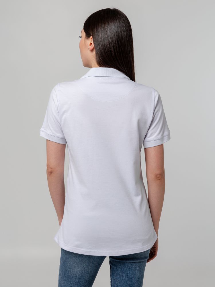 Рубашка поло женская Virma Stretch Lady, белая Рубашка поло женская Virma Stretch Lady, белая