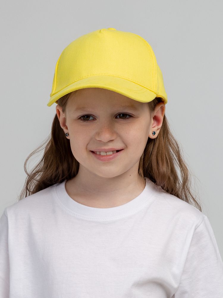 Бейсболка детская Standard Kids, желтая Бейсболка детская Standard Kids, желтая