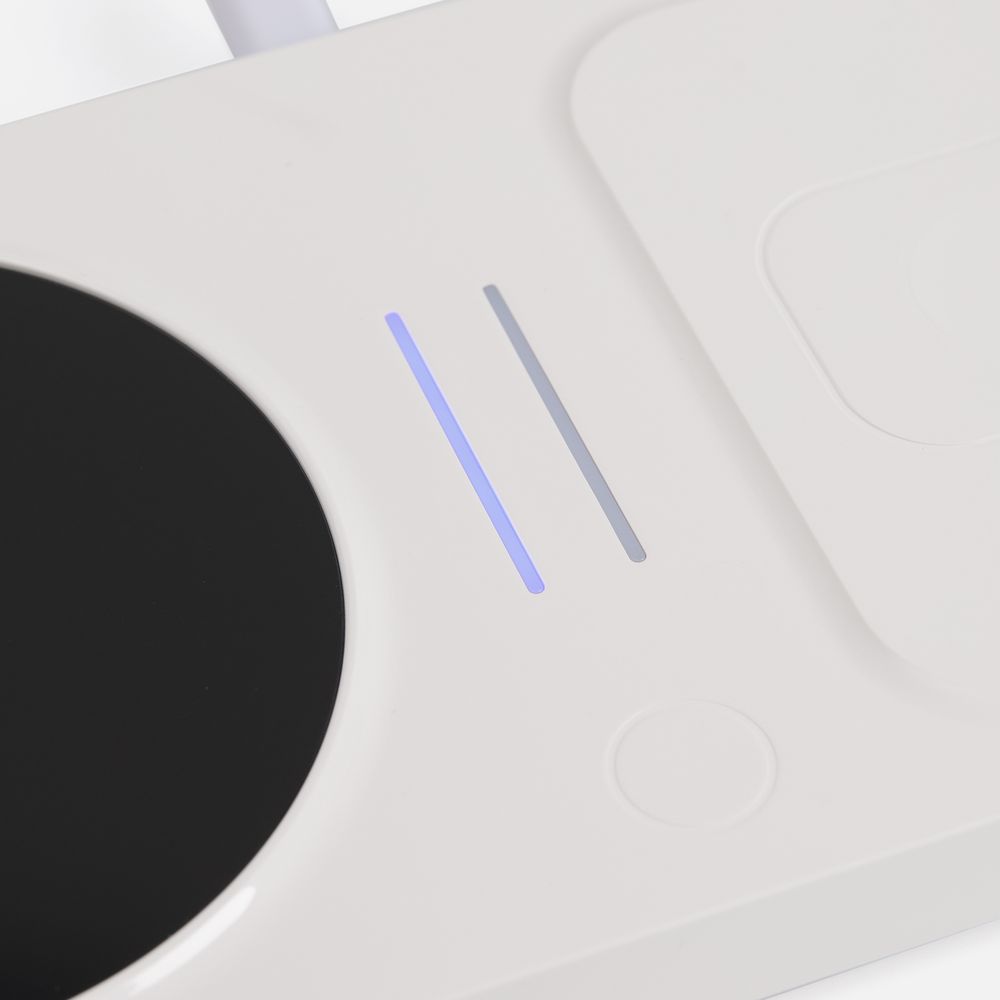 Беспроводное зарядное устройство с подогревом кружки Hot Task, белое