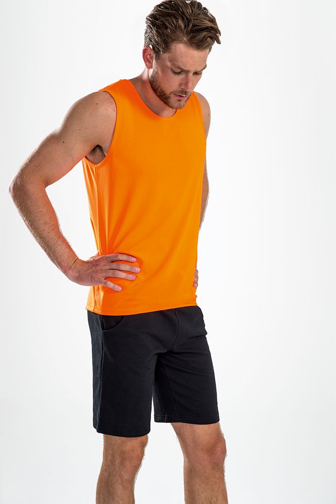 Майка мужская Sporty TT Men, белая Майка мужская Sporty TT Men, белая