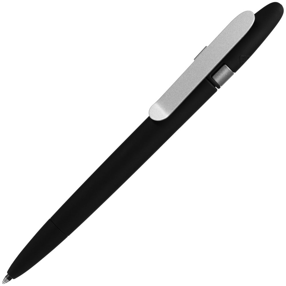 Ручка шариковая Prodir DS5 TSR Metal Clip, черная Ручка шариковая Prodir DS5 TSR Metal Clip, черная