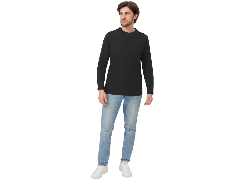 Лонгслив HD Fit мужской,черный Лонгслив HD Fit мужской,черный