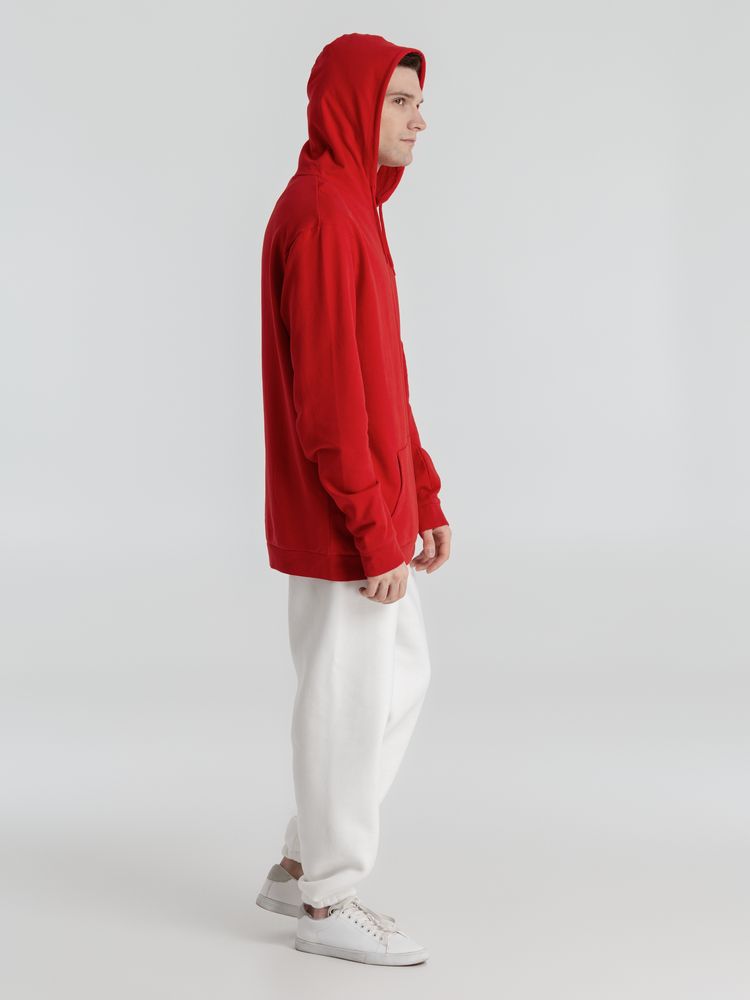 Толстовка с капюшоном унисекс Hoodie, красная Толстовка с капюшоном унисекс Hoodie, красная