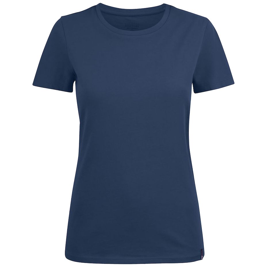 Футболка женская Ladies American U, синяя Футболка женская Ladies American U, синяя