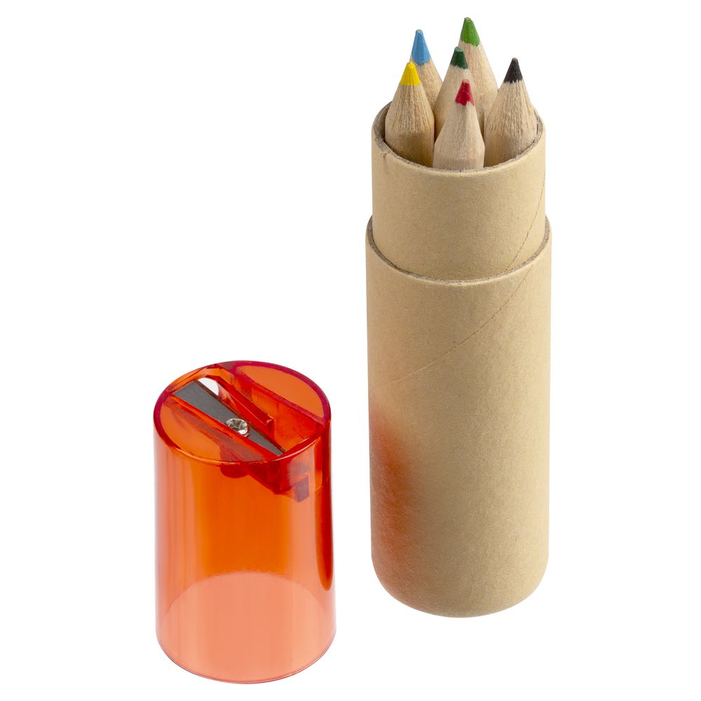 Набор карандашей Pencilvania Office с точилкой, красный Набор карандашей Pencilvania Office с точилкой, красный
