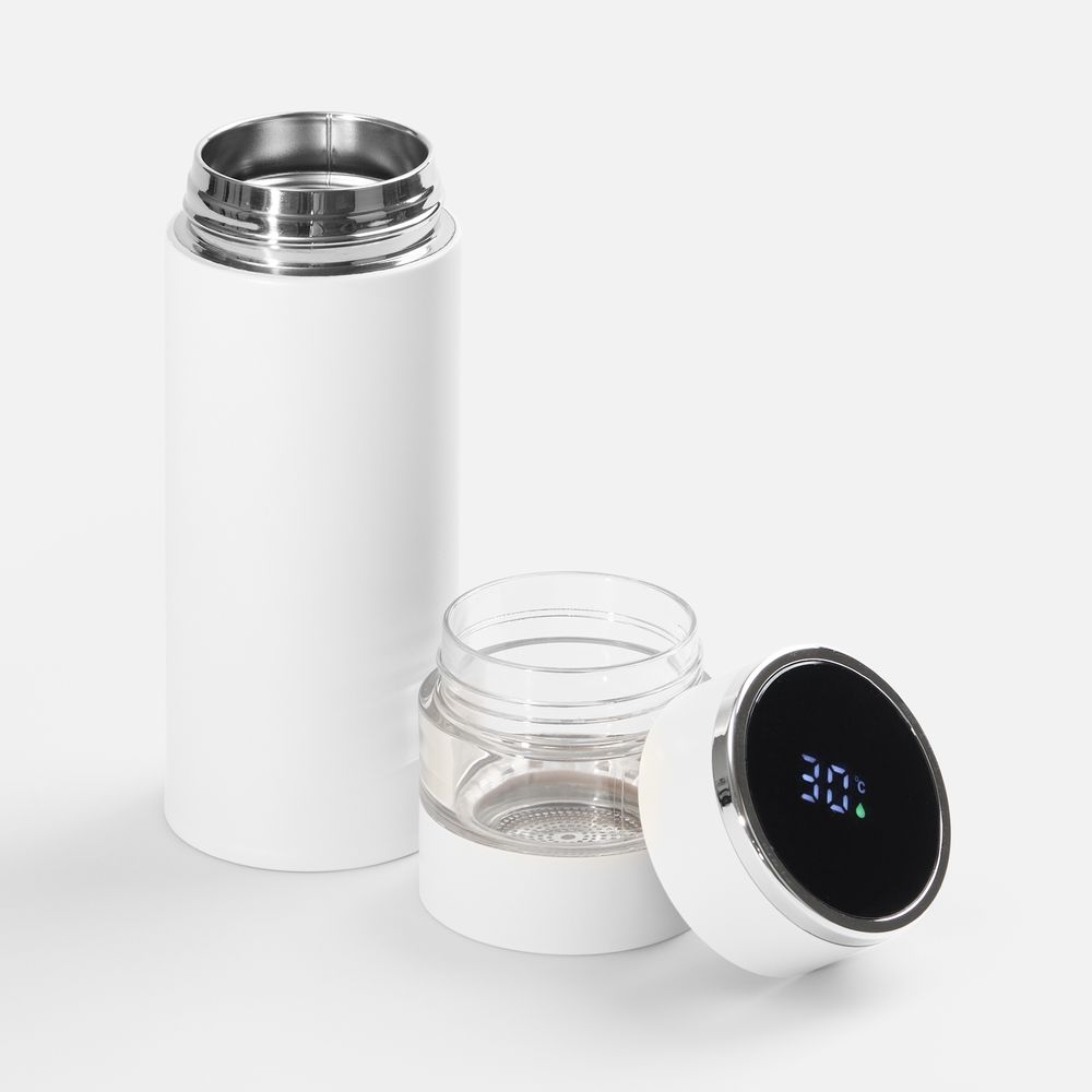 Смарт-бутылка с инфьюзером Thermory, белая
