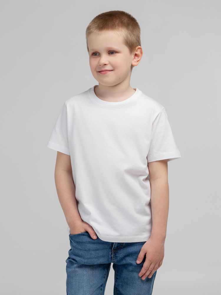 Футболка детская Regent Kids 150, белая Футболка детская Regent Kids 150, белая