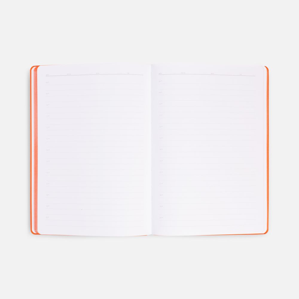 Ежедневник Flexpen Shall, недатированный, оранжевый