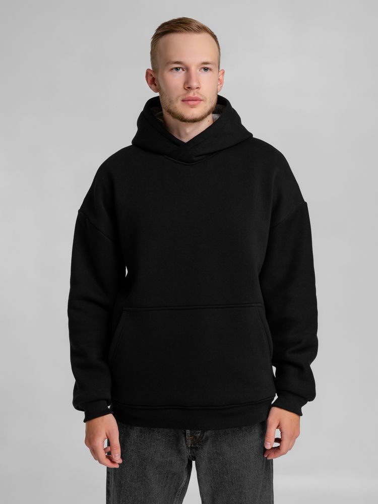 Худи Furry Oversize, черное Худи Furry Oversize, черное