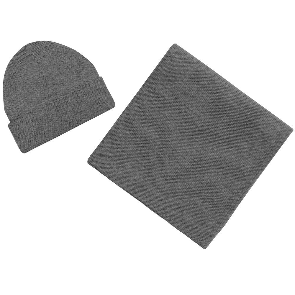 Шапка Real Talk, серый меланж (эбонит)