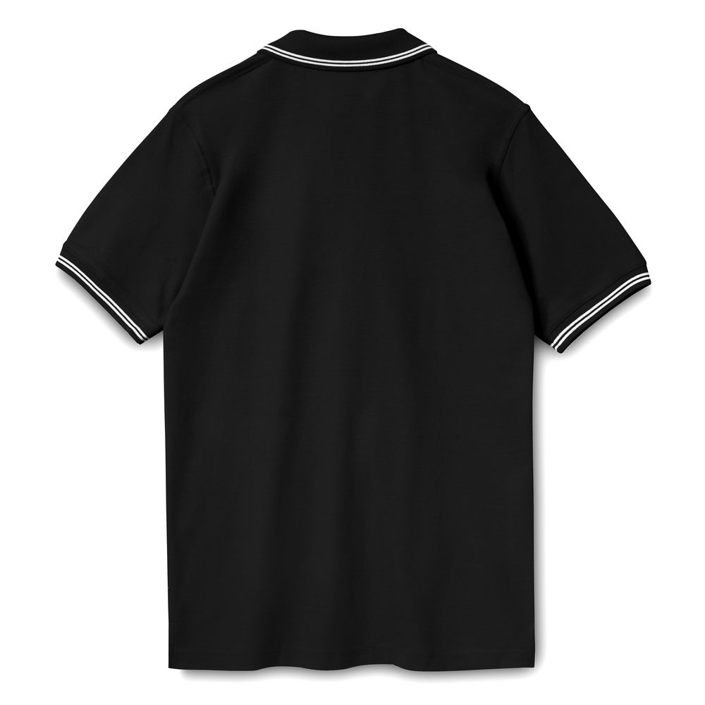 Рубашка поло Virma Stripes, черная Рубашка поло Virma Stripes, черная