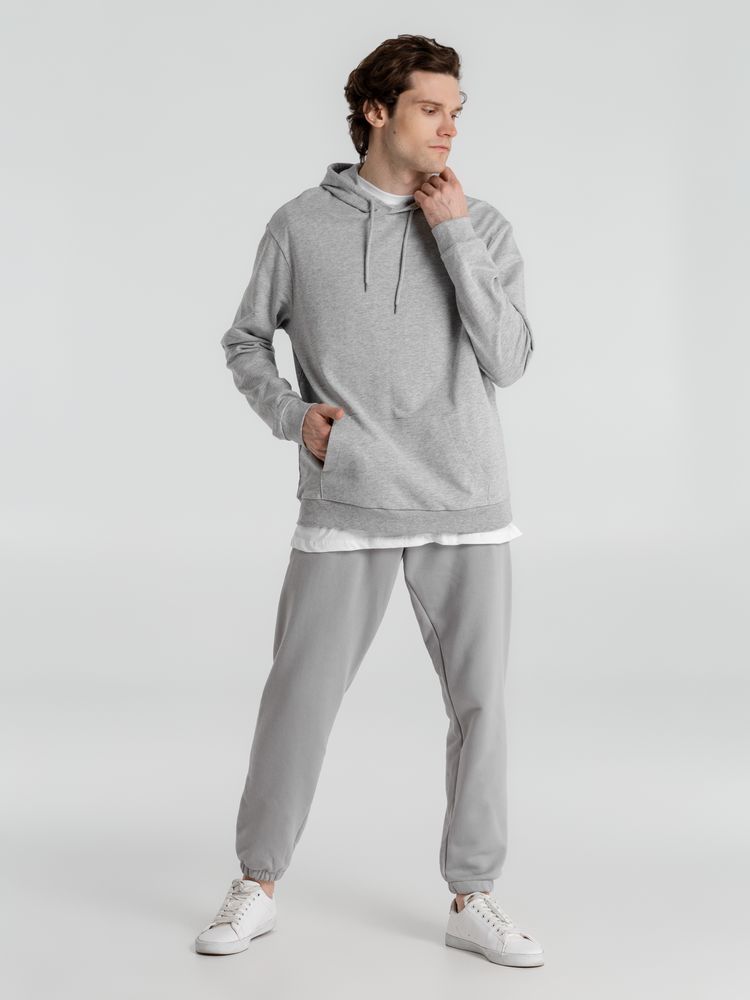Толстовка с капюшоном унисекс Hoodie, серый меланж Толстовка с капюшоном унисекс Hoodie, серый меланж