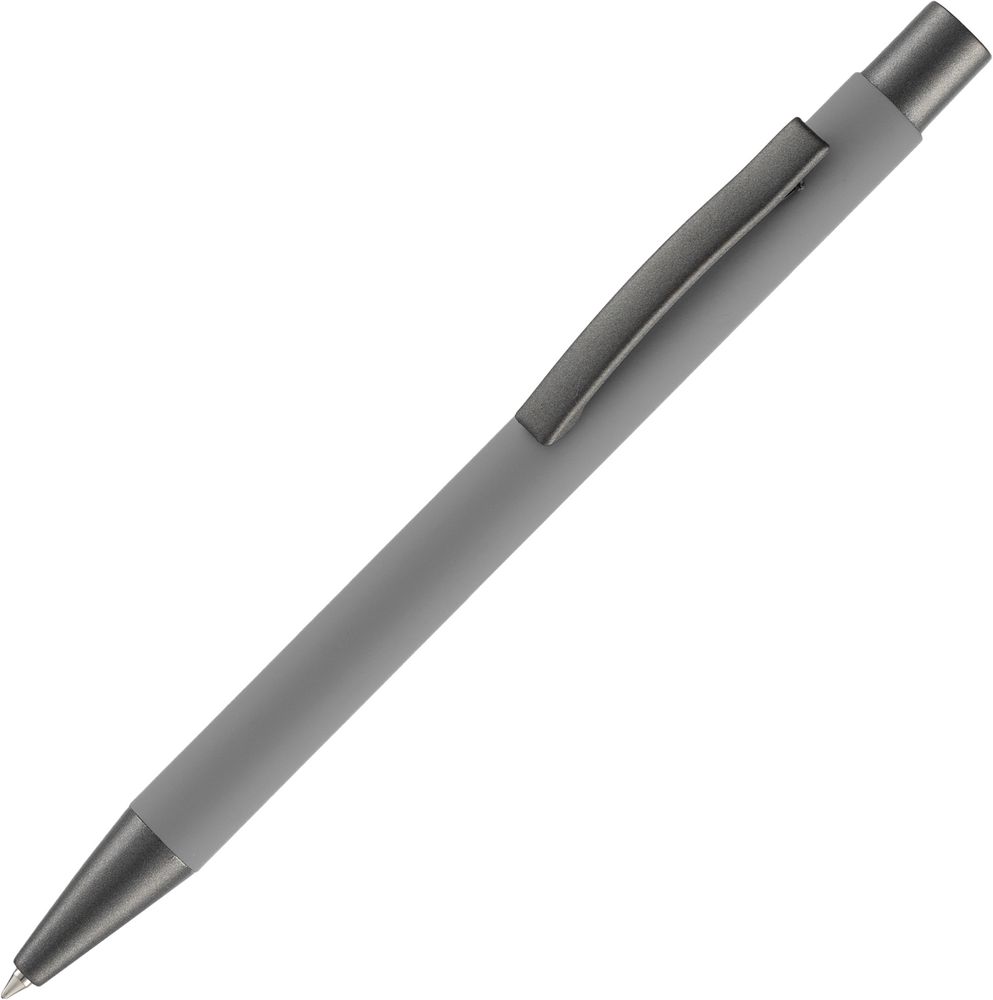 Ручка шариковая Atento Soft Touch, серая Ручка шариковая Atento Soft Touch, серая