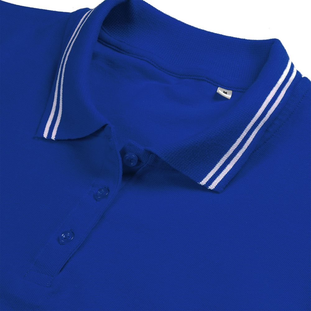 Рубашка поло женская Virma Stripes Lady, ярко-синяя Рубашка поло женская Virma Stripes Lady, ярко-синяя