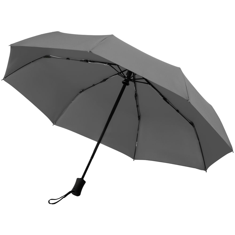 Зонт складной Monsoon, серый Зонт складной Monsoon, серый