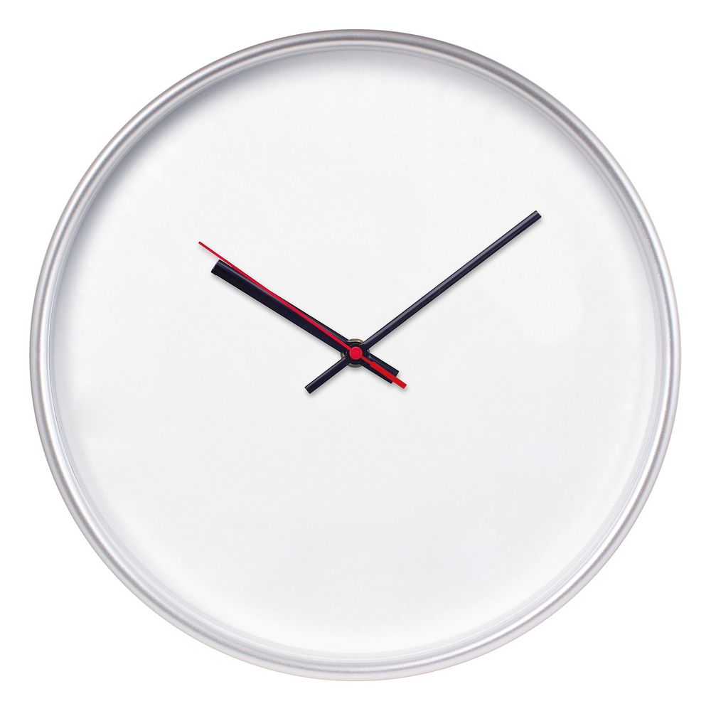 Часы настенные ChronoTop, серебристые Часы настенные ChronoTop, серебристые