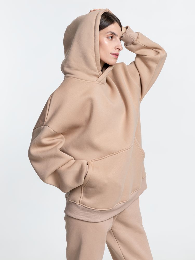 Худи Kulonga Oversize, бежевое (песочное) Худи Kulonga Oversize, бежевое (песочное)