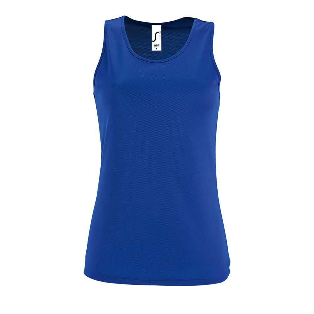Майка женская Sporty TT Women, ярко-синяя Майка женская Sporty TT Women, ярко-синяя