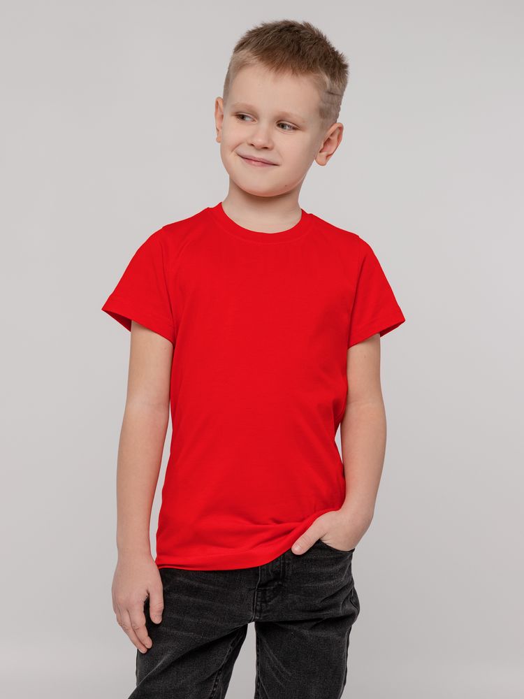 Футболка детская T-Bolka Kids, красная Футболка детская T-Bolka Kids, красная