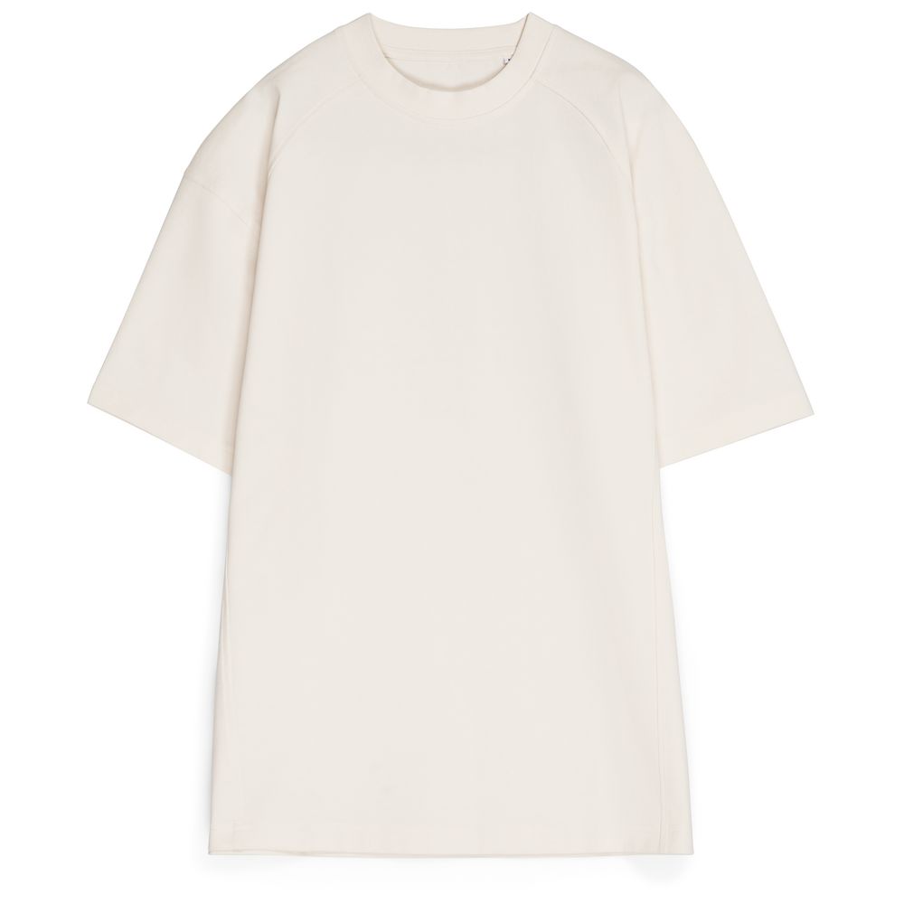 Футболка оверсайз унисекс Sideline, молочно-белая