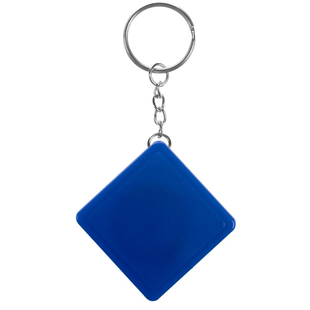 Брелок с рулеткой Square, ver.2, синий Брелок с рулеткой Square, ver.2, синий