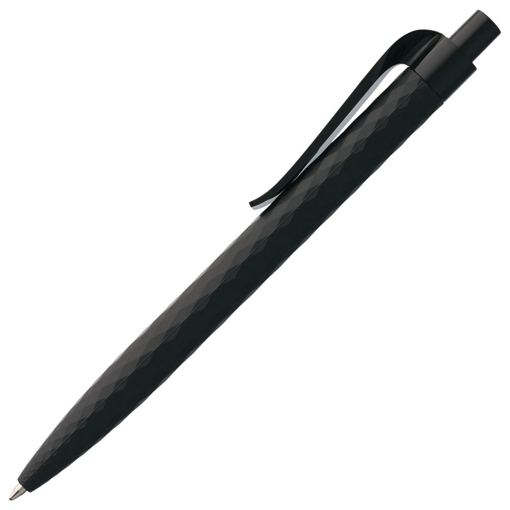 Ручка шариковая Prodir QS01 PRP-P Soft Touch, черная Ручка шариковая Prodir QS01 PRP-P Soft Touch, черная