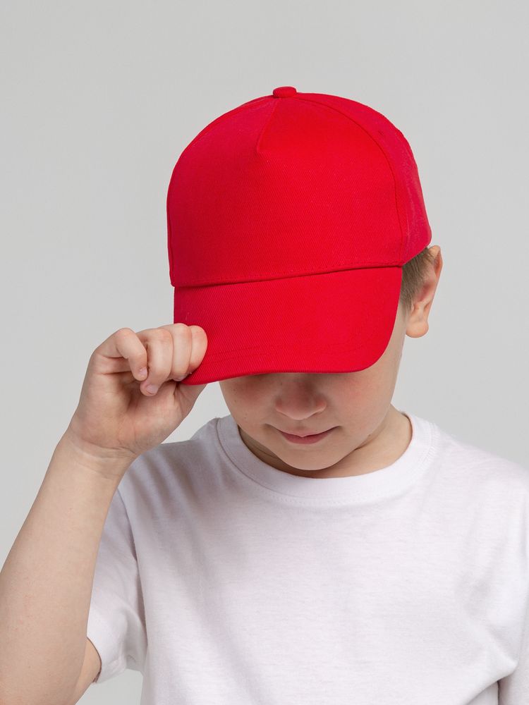 Бейсболка детская Standard Kids, красная Бейсболка детская Standard Kids, красная