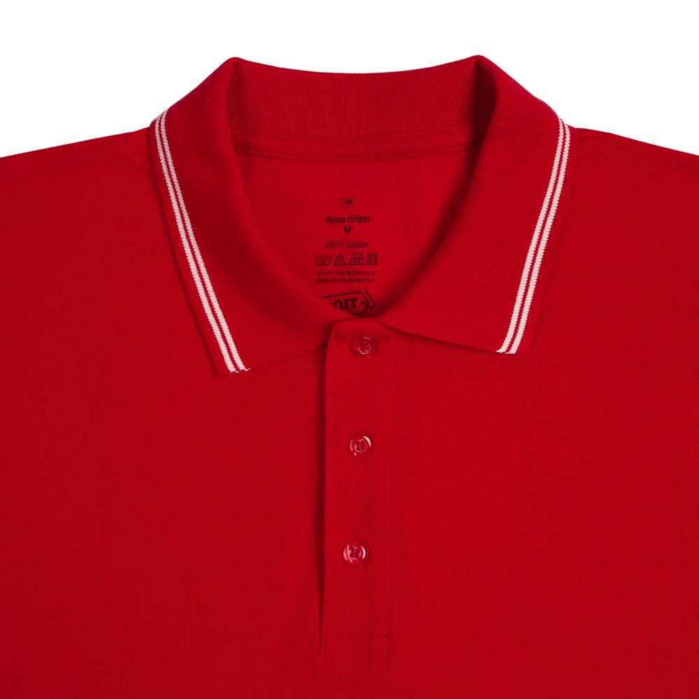 Рубашка поло Virma Stripes, красная Рубашка поло Virma Stripes, красная
