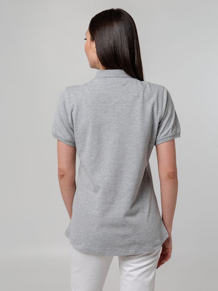 Рубашка поло женская Virma Stretch Lady, серый меланж Рубашка поло женская Virma Stretch Lady, серый меланж