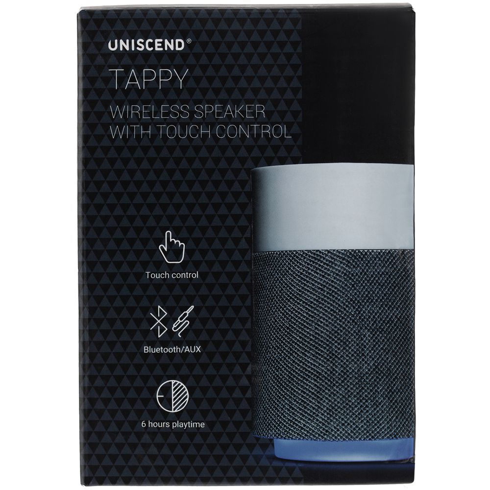 Беспроводная колонка Uniscend Tappy, черная Беспроводная колонка Uniscend Tappy, черная