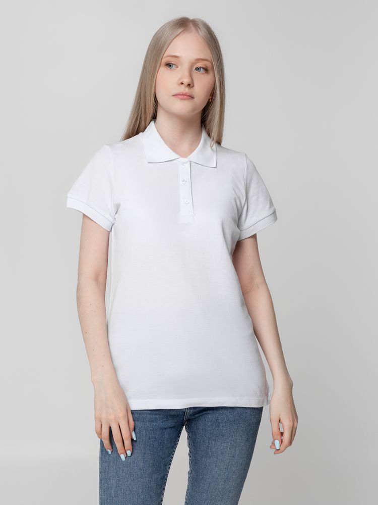 Рубашка поло женская Virma Lady, белая Рубашка поло женская Virma Lady, белая
