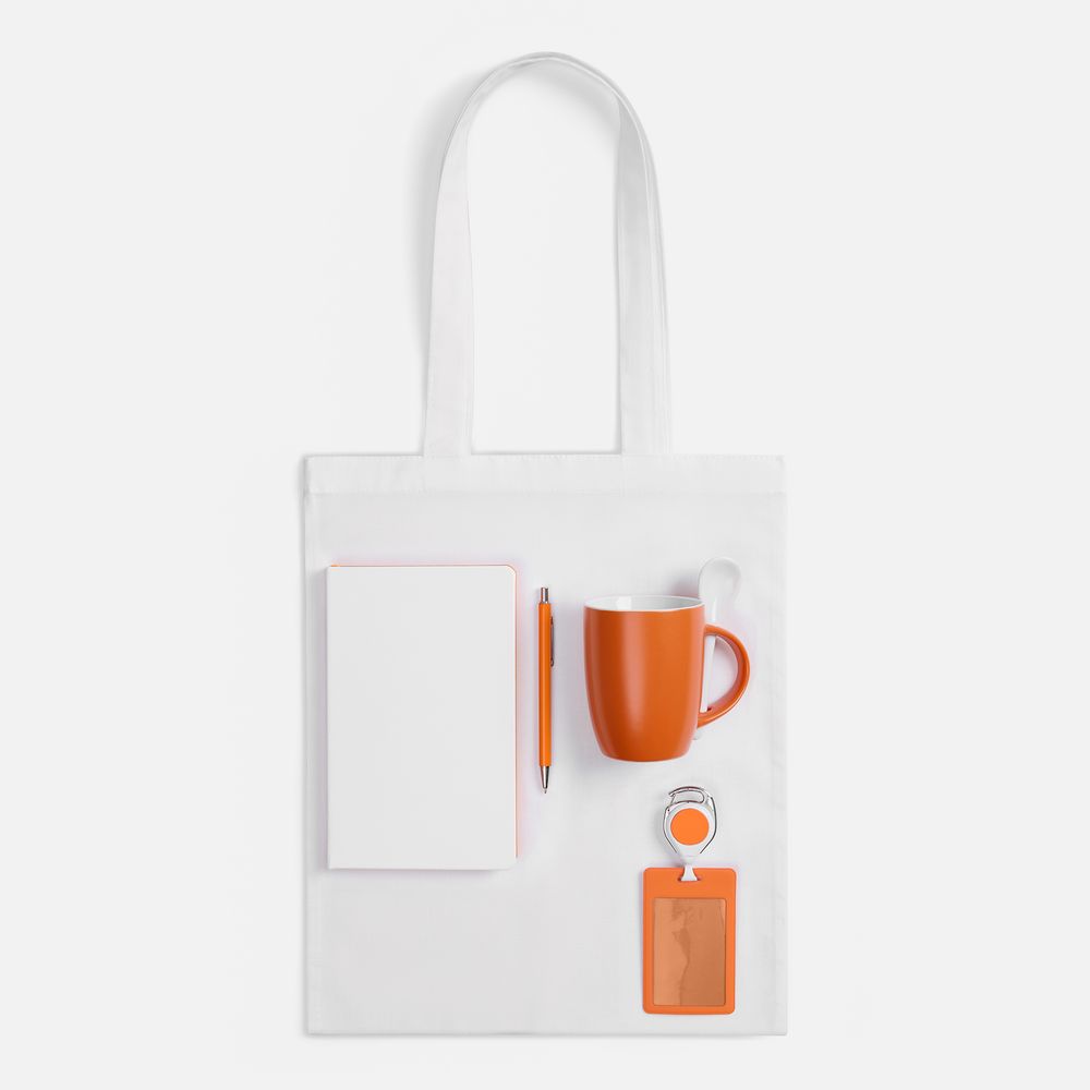 Набор Welcome Pack, оранжевый с белым Набор Welcome Pack, оранжевый с белым