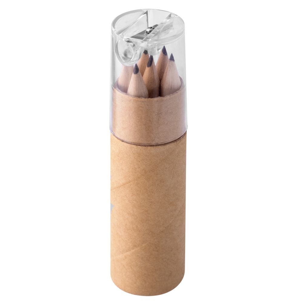 Набор карандашей Pencilvania Office с точилкой, прозрачный Набор карандашей Pencilvania Office с точилкой, прозрачный
