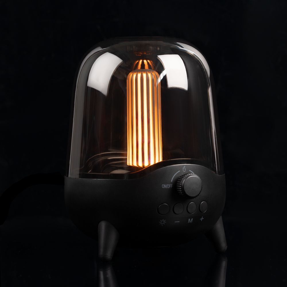 Беспроводная колонка с подсветкой soundFlicker, черная Беспроводная колонка с подсветкой soundFlicker, черная