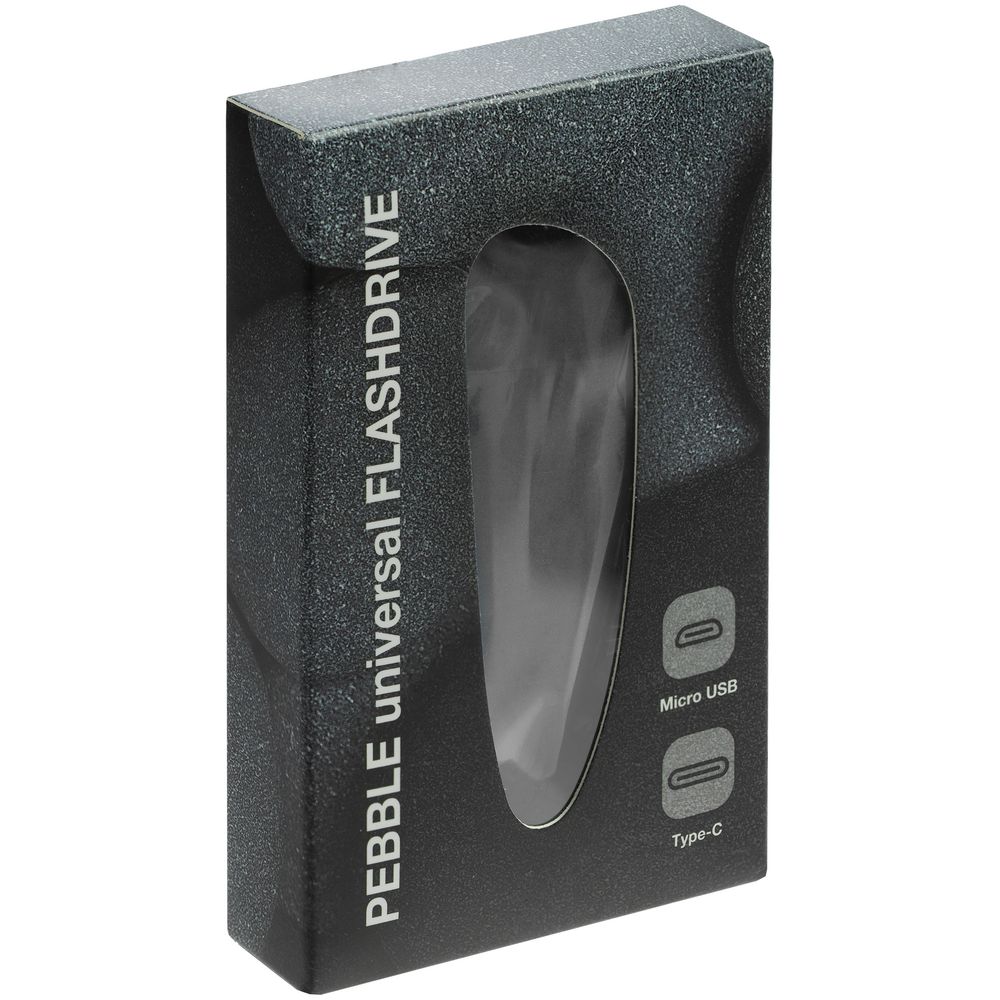 Флешка Pebble Universal, USB 3.0, серая, 64 Гб Флешка Pebble Universal, USB 3.0, серая, 64 Гб