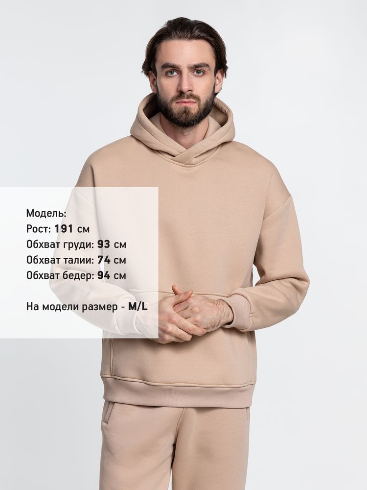 Худи Kulonga Oversize, бежевое (песочное) Худи Kulonga Oversize, бежевое (песочное)