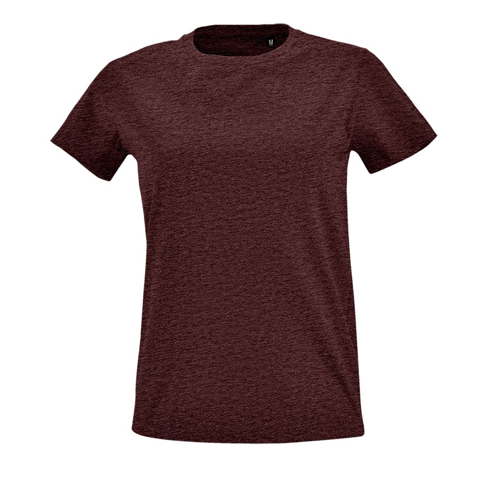 Футболка женская Imperial Fit Women, бордовый меланж Футболка женская Imperial Fit Women, бордовый меланж