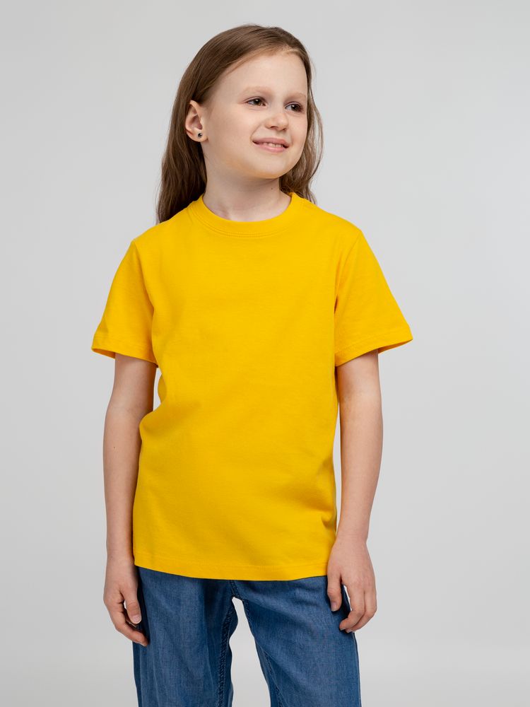 Футболка детская Regent Kids 150, желтая Футболка детская Regent Kids 150, желтая
