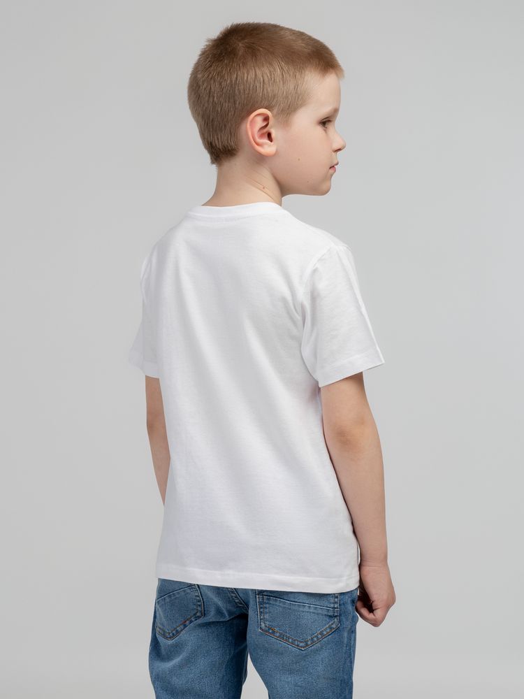 Футболка детская Regent Kids 150, белая Футболка детская Regent Kids 150, белая