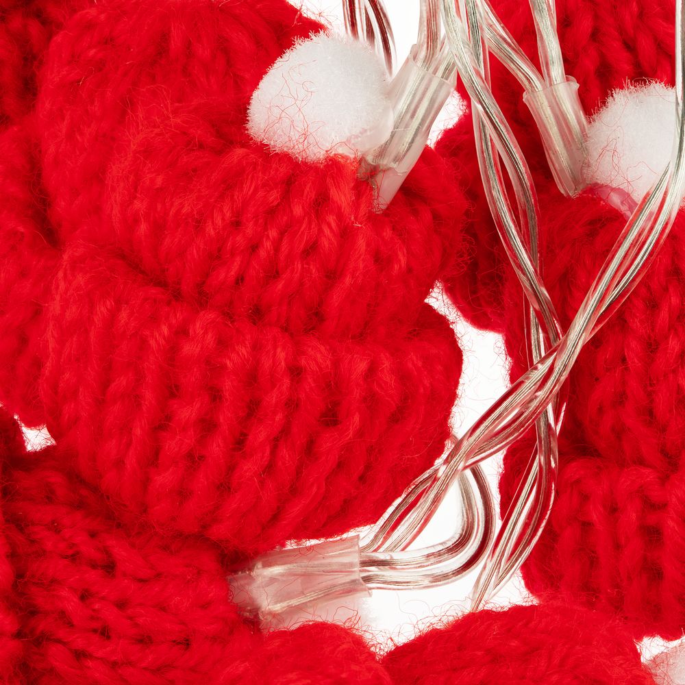 Гирлянда Cosy Poms, красная Гирлянда Cosy Poms, красная