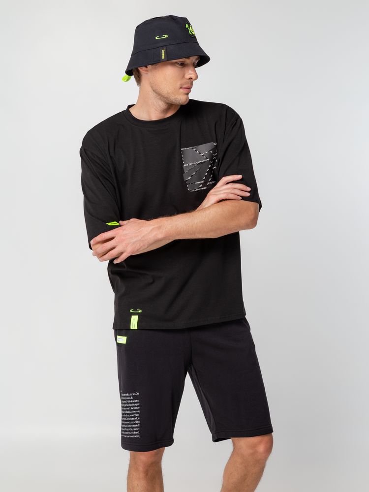 Футболка оверсайз Slope, черная