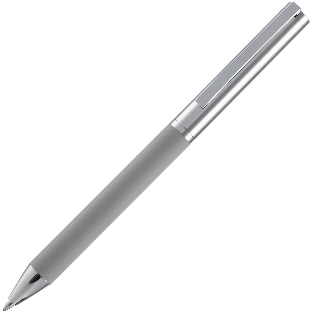 Ручка шариковая Eyeshot Soft Touch, серая Ручка шариковая Eyeshot Soft Touch, серая