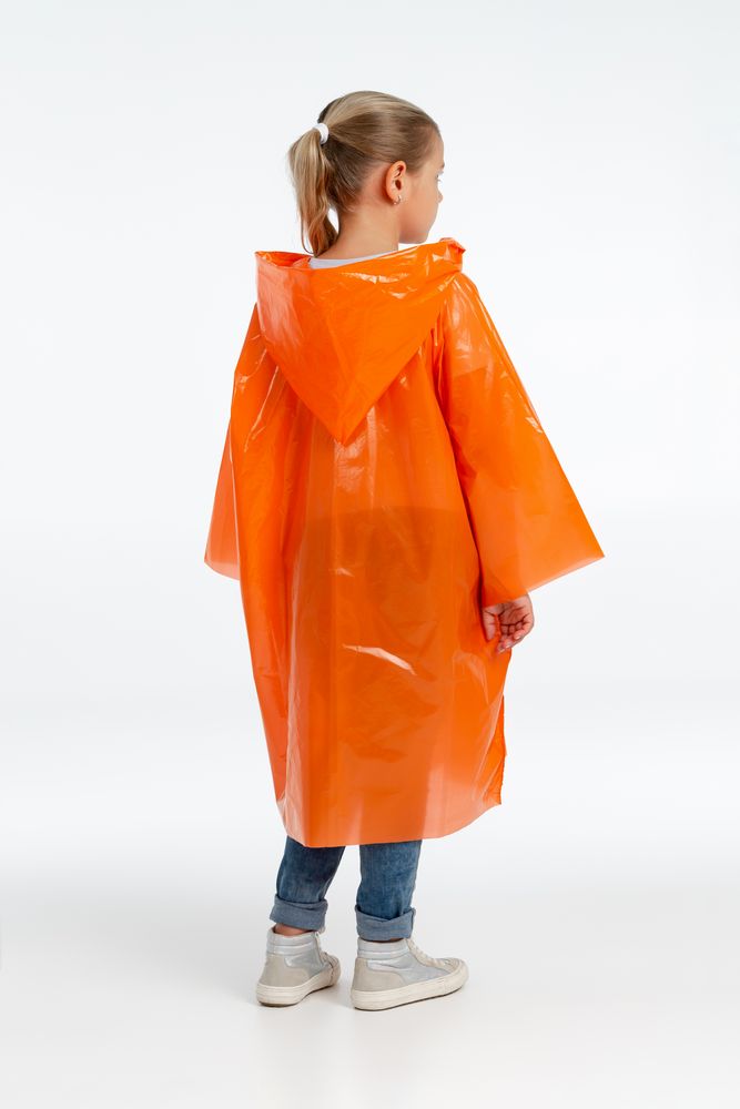 Дождевик-плащ детский BrightWay Kids, оранжевый Дождевик-плащ детский BrightWay Kids, оранжевый