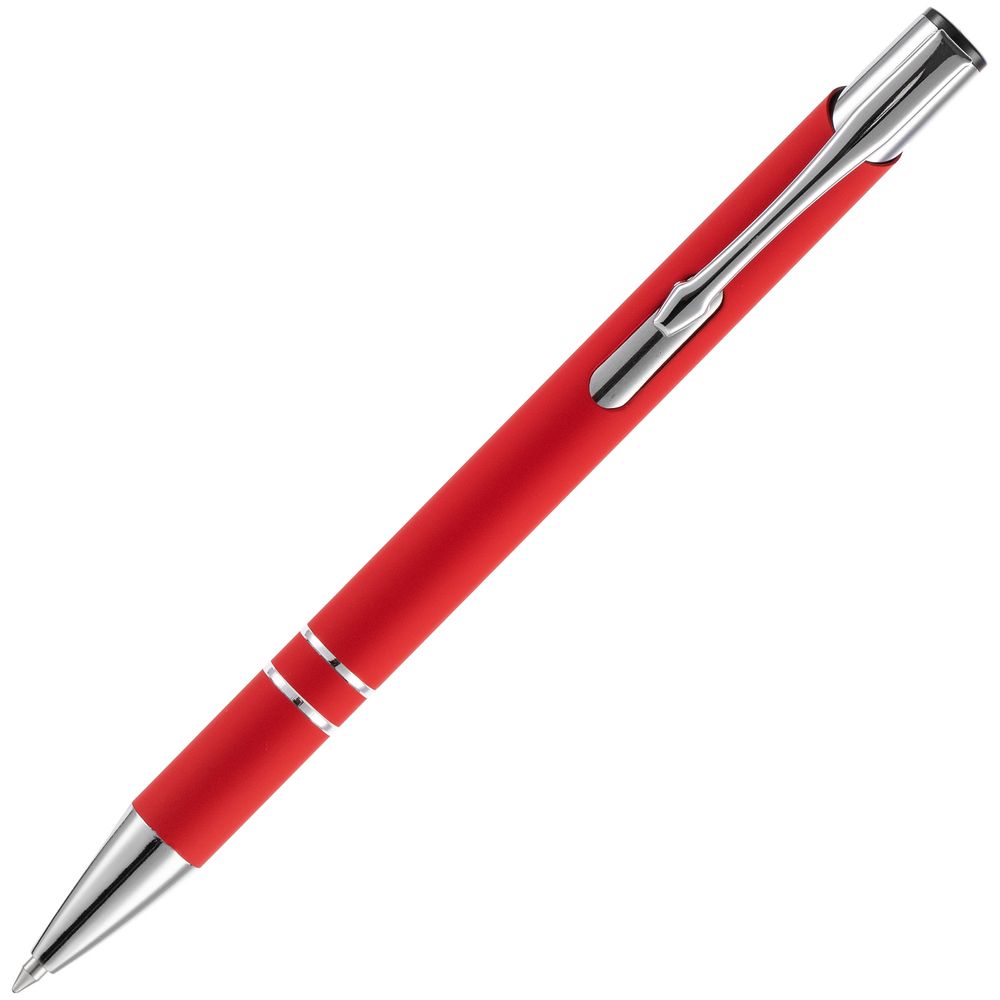 Ручка шариковая Keskus Soft Touch, красная Ручка шариковая Keskus Soft Touch, красная