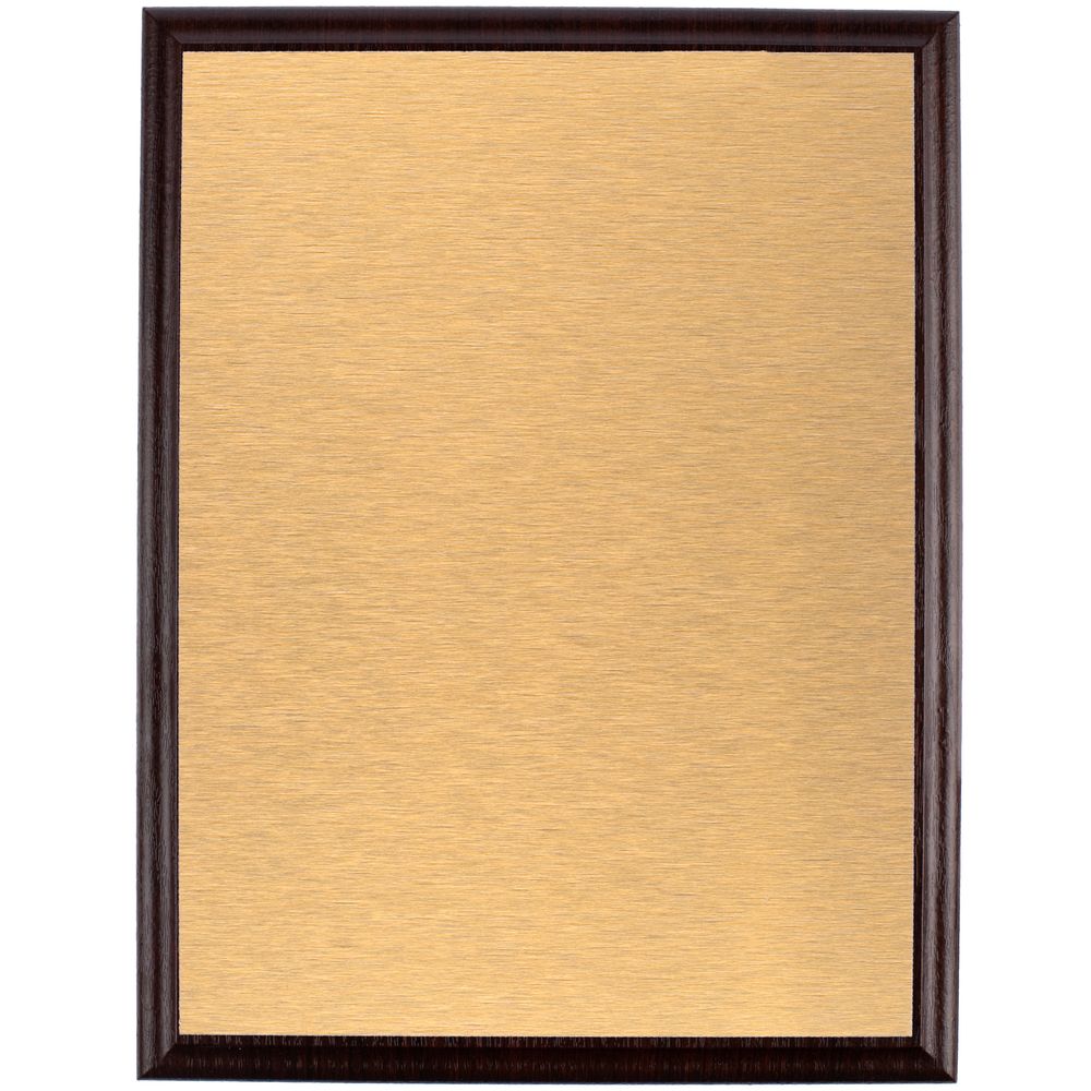 Плакетка Plaque, большая, вишня с золотистой пластиной Плакетка Plaque, большая, вишня с золотистой пластиной