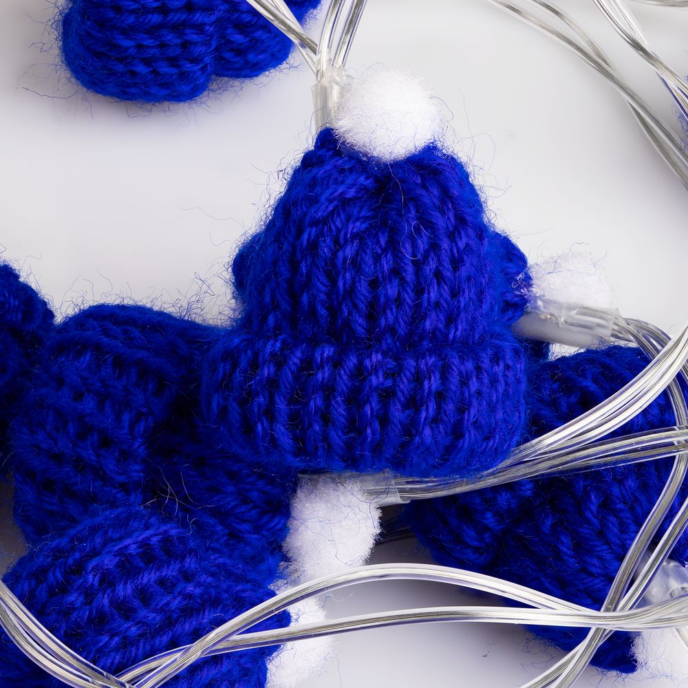 Гирлянда Cosy Poms, синяя Гирлянда Cosy Poms, синяя