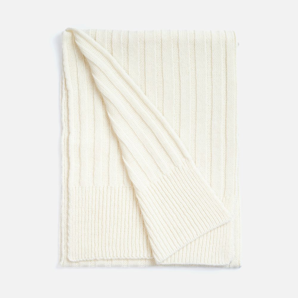 Шарф Bellish, белый (ванильный)