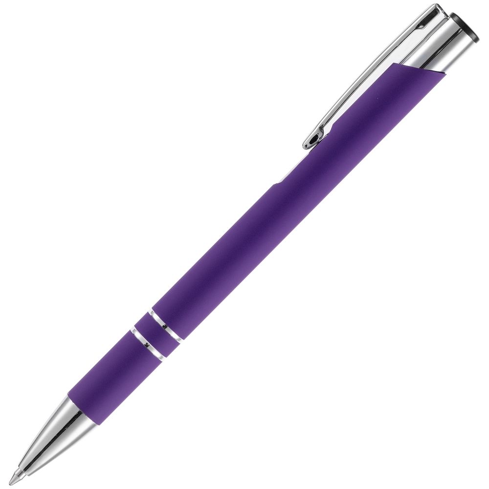 Ручка шариковая Keskus Soft Touch, фиолетовая Ручка шариковая Keskus Soft Touch, фиолетовая