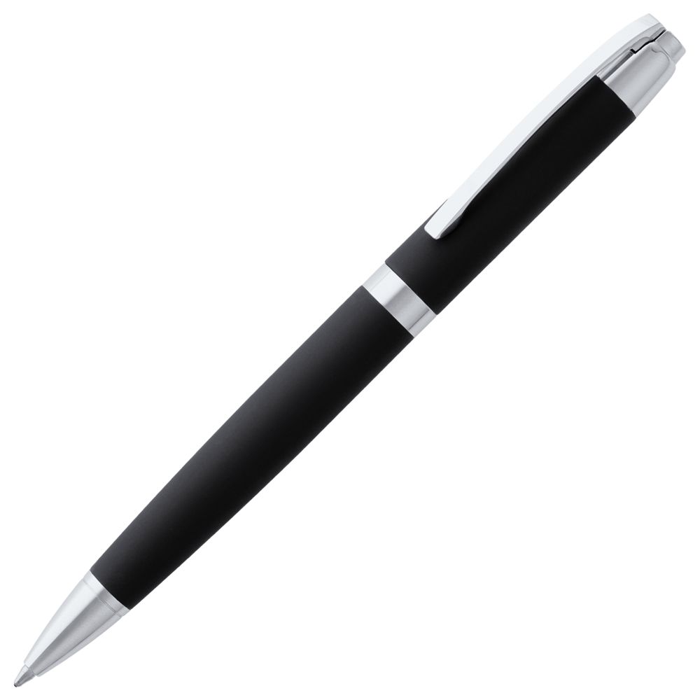 Ручка шариковая Razzo Chrome, черная Ручка шариковая Razzo Chrome, черная