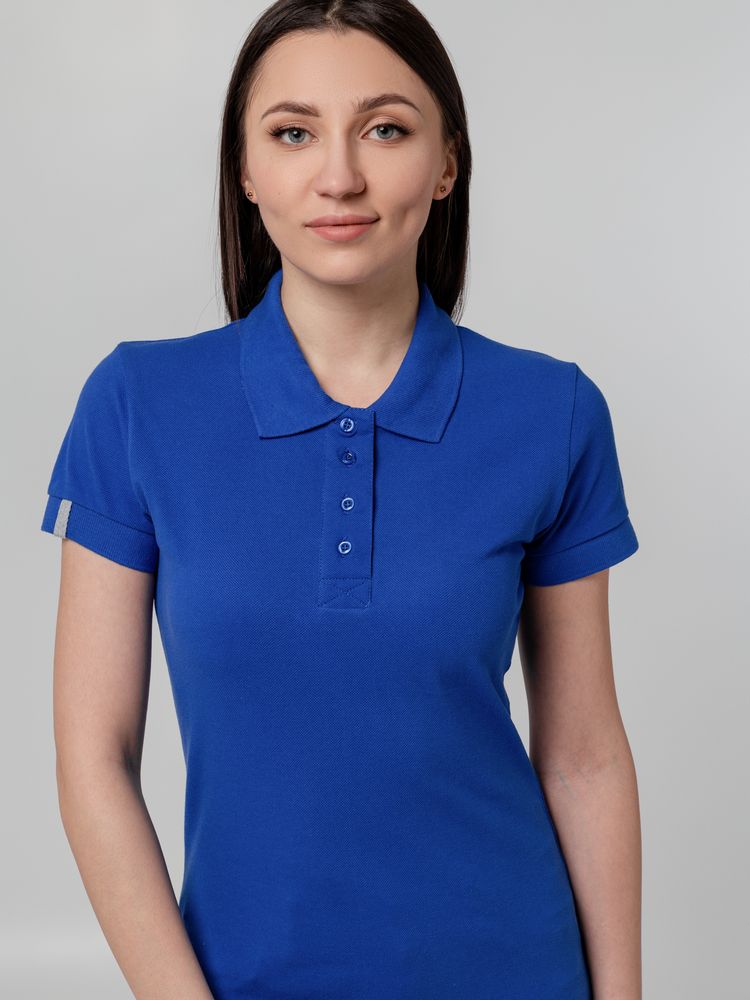 Рубашка поло женская Virma Premium Lady, ярко-синяя Рубашка поло женская Virma Premium Lady, ярко-синяя